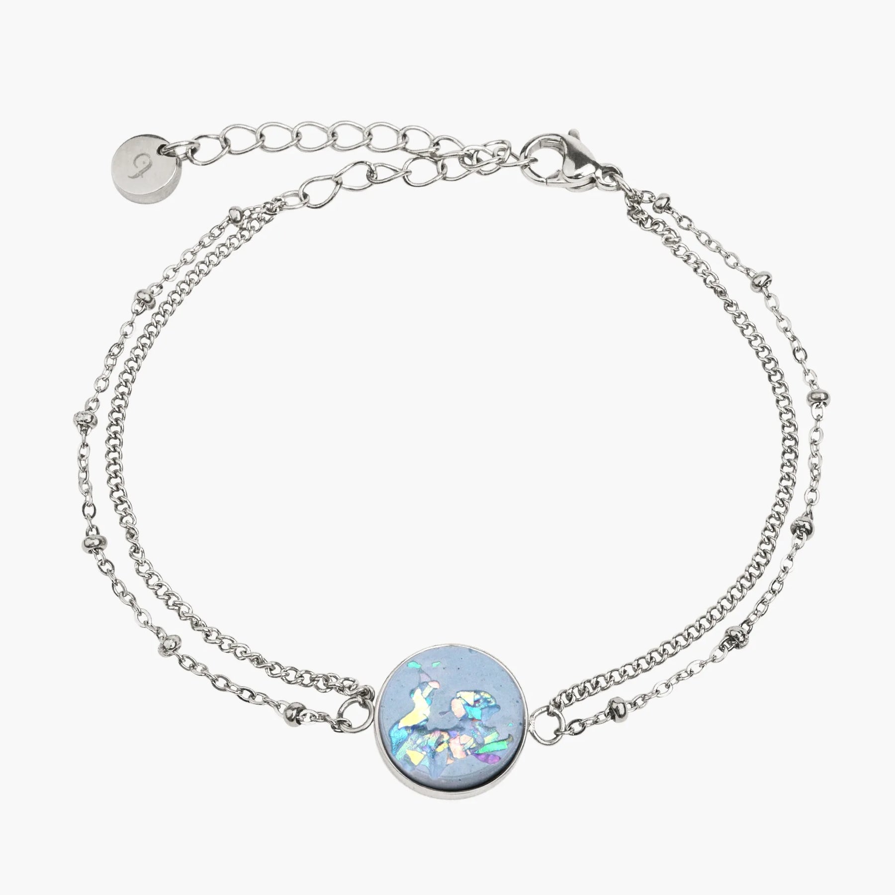 HEART ME | Blue Crystal Silver