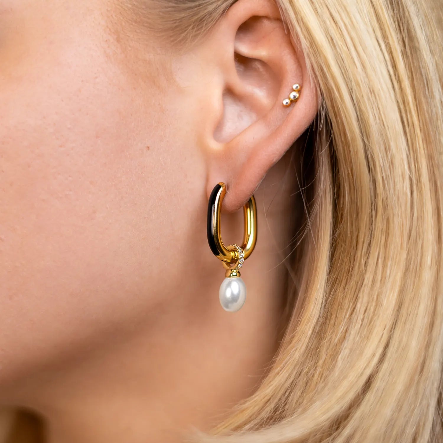 Hoop earrings BE BOLD | gold