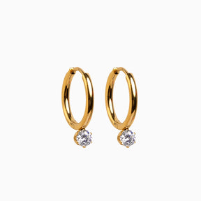 Hoop earrings BLING | gold 