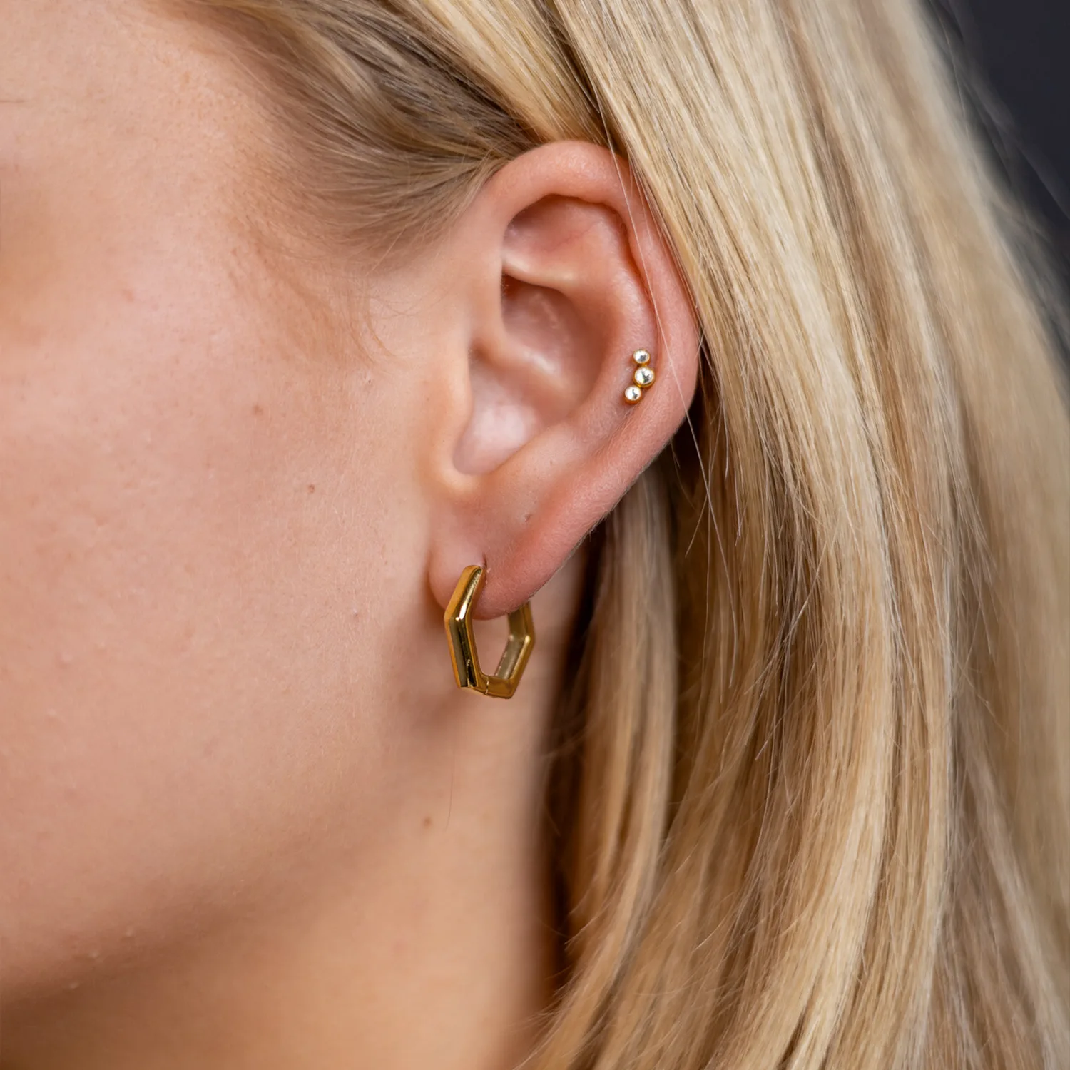 Creole earrings HONEY | gold 