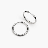 Mix & Match Hoop Earrings Stainless Steel 25mm | Silver
