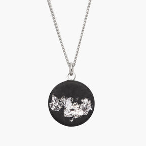 Necklace MARY | Black Silver