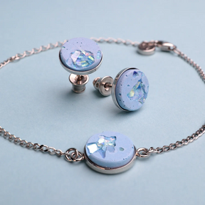 Bracelet LIA | Blue Crystal Silver