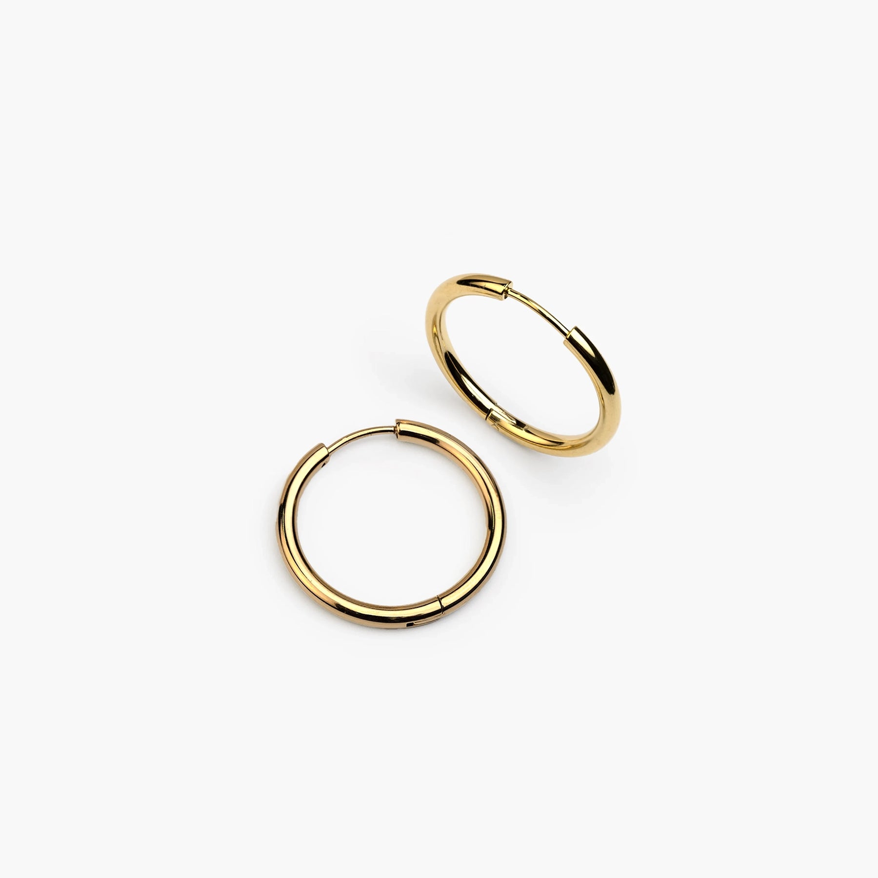 Mix &amp; Match hoop earrings stainless steel 25mm | gold