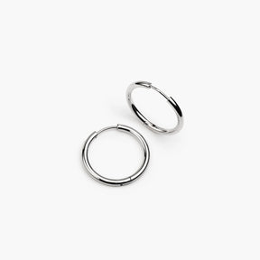 Mix & Match Hoop Earrings Stainless Steel 25mm | Silver