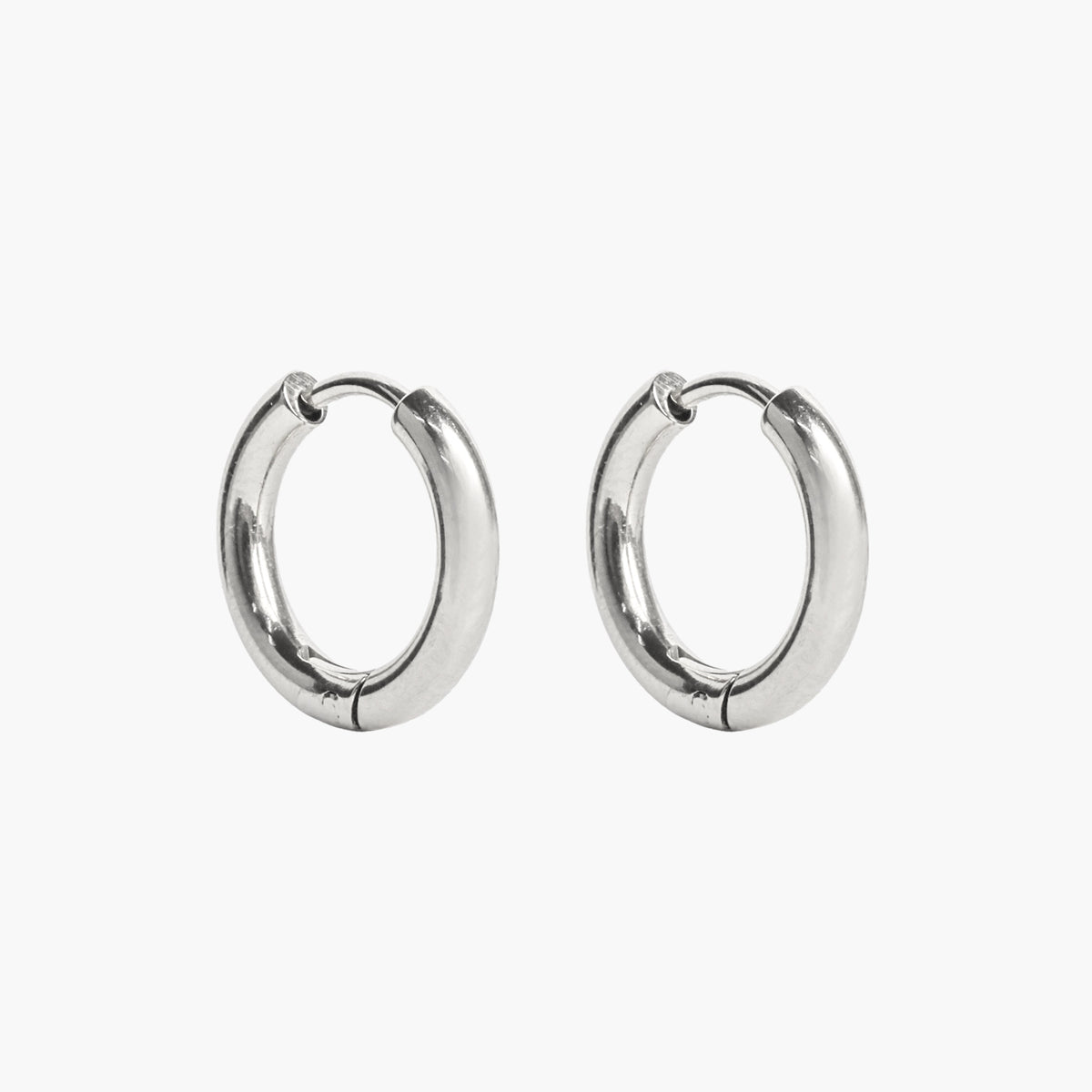 Mix & Match Hoop Earrings Stainless Steel 25mm | Silver