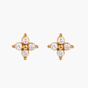 Stud earrings BLOSSOM | gold