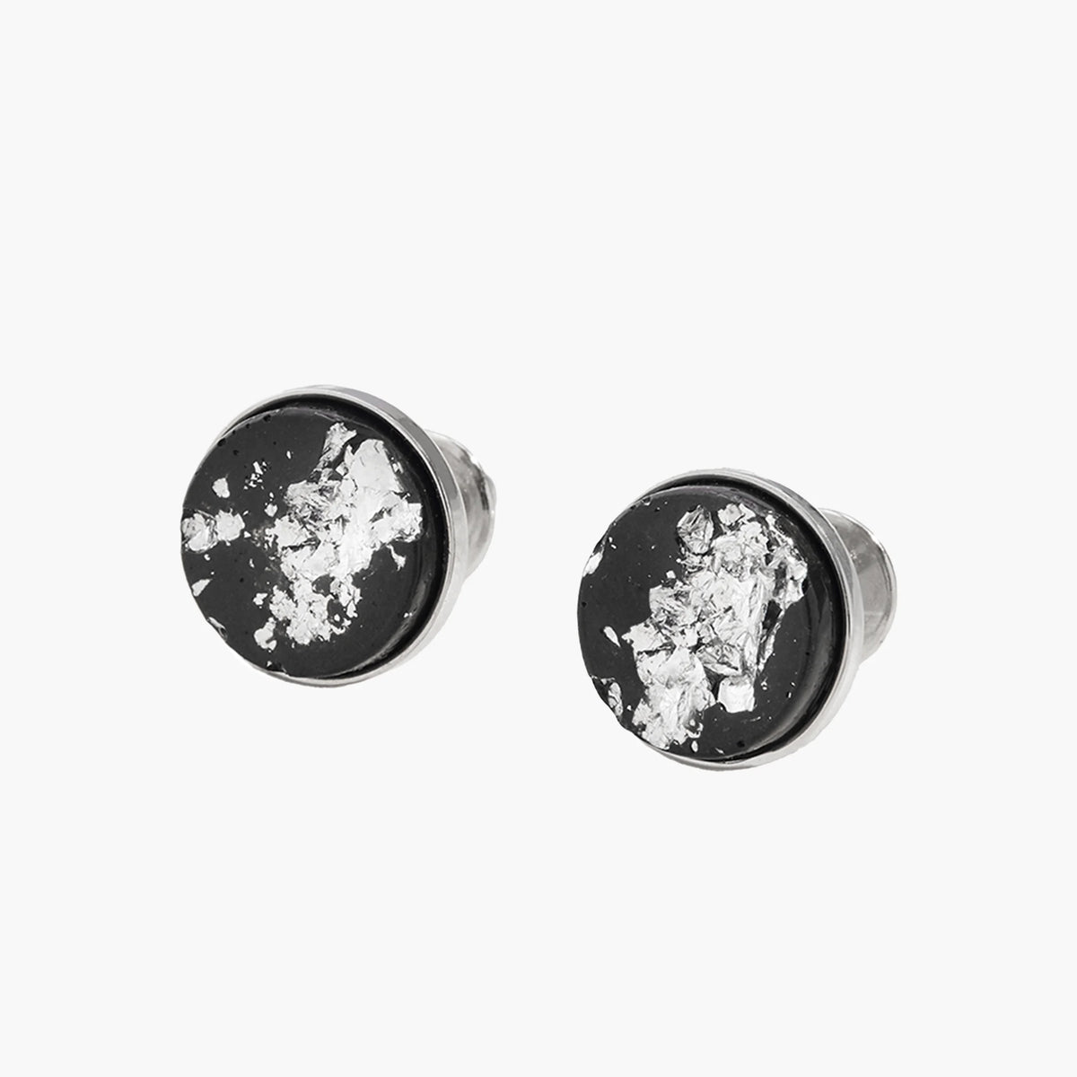 Earrings TARA | Black Silver