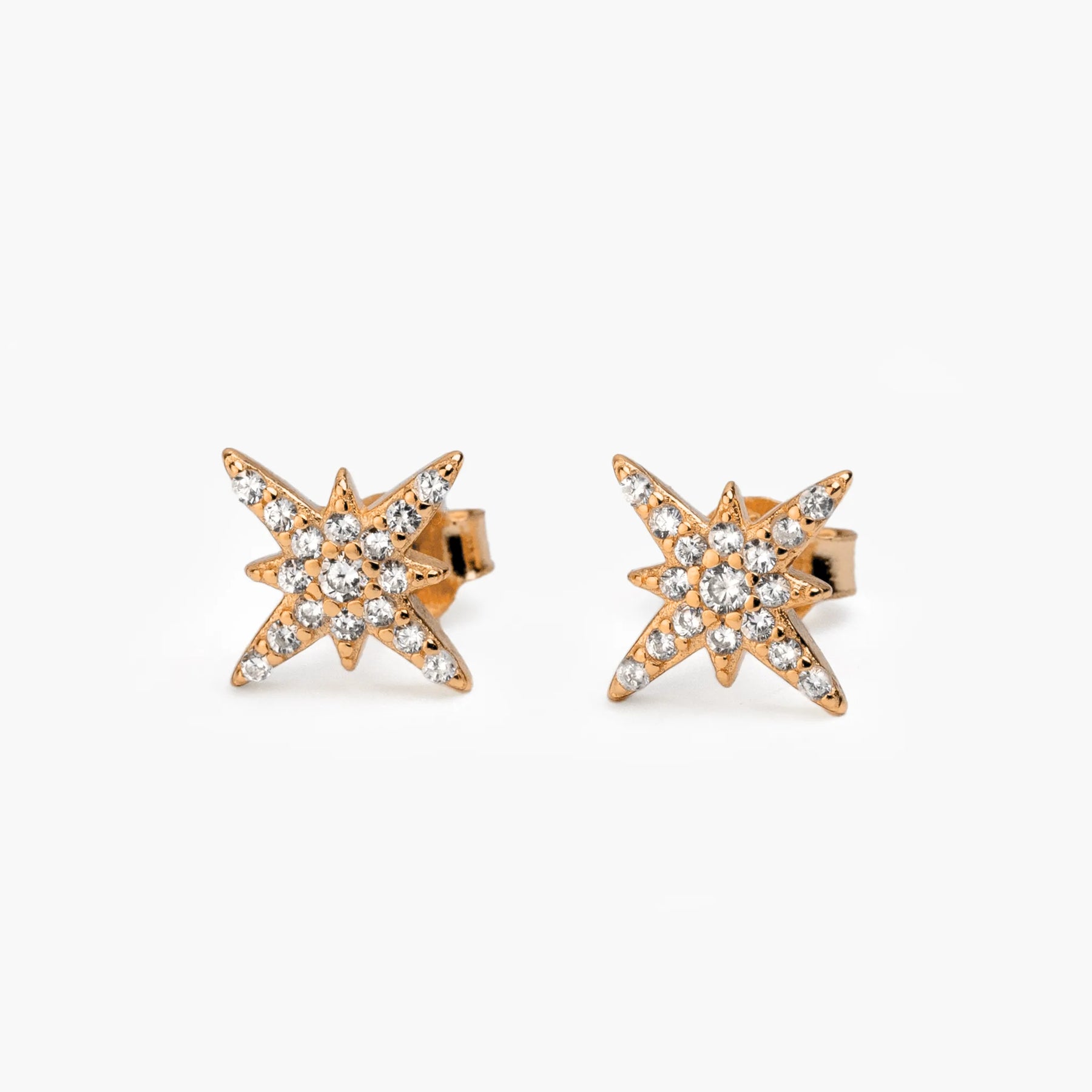 Stud earrings MINA | Rose gold