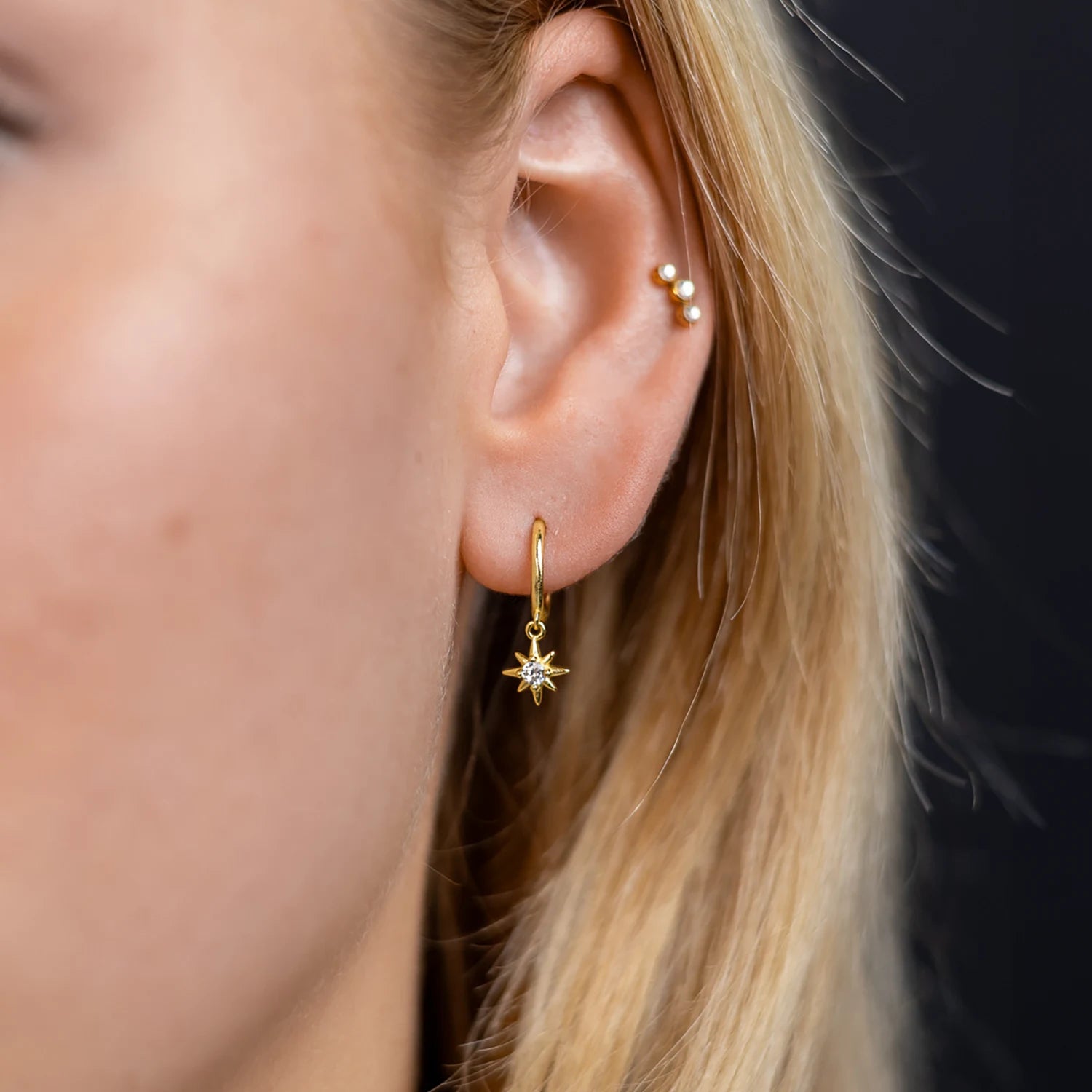 Hoop earrings SARI | gold